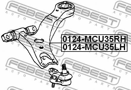 Купить Febest 0124MCU35RH – отличная цена на EXIST.UA!