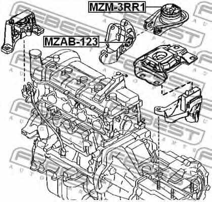 Купить Febest MZAB-123 по низкой цене в Украине!