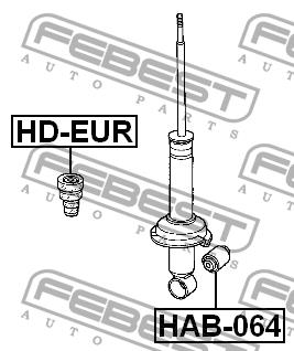 Купити Febest HAB064 – суперціна на EXIST.UA!