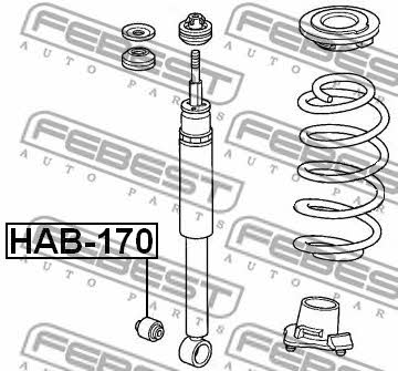 Купить Febest HAB-170 по низкой цене в Украине!