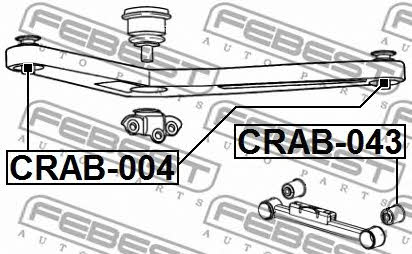 Купити Febest CRAB004 – суперціна на EXIST.UA!