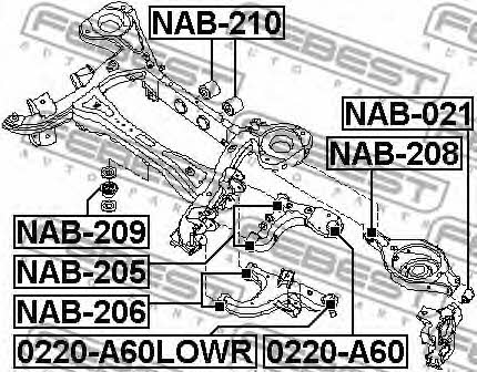 Купить Febest NAB-205 по низкой цене в Украине!