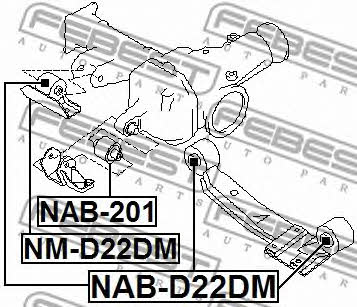 Купити Febest NAB-D22DM за низькою ціною в Україні!