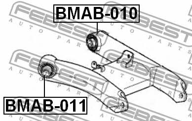 Febest Сайлентблок заднего нижнего рычага задний – цена 1233 UAH