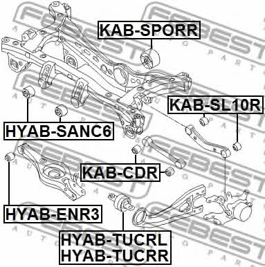 Купить Febest KAB-SL10R по низкой цене в Украине!