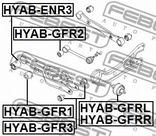 Купить Febest HYAB-GFRR по низкой цене в Украине!