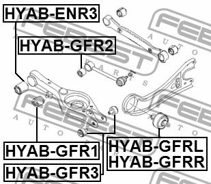 Купить Febest HYABGFRR – отличная цена на EXIST.UA!