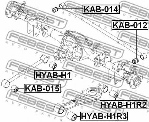 Купить Febest HYAB-H1R3 по низкой цене в Украине!