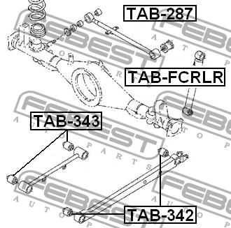Купить Febest TAB-343 по низкой цене в Украине!