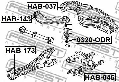 Купити Febest HAB173 – суперціна на EXIST.UA!
