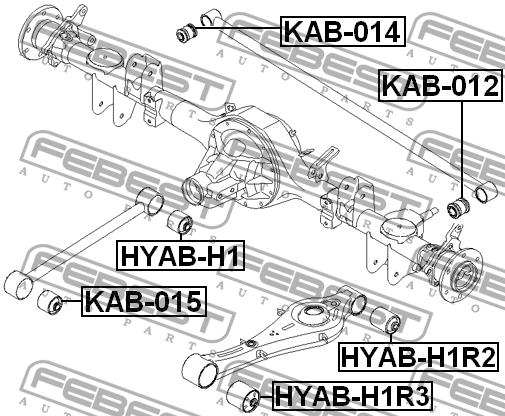 Купить Febest HYABH1 – отличная цена на EXIST.UA!
