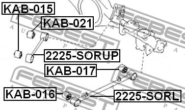 Купить Febest KAB-021 по низкой цене в Украине!