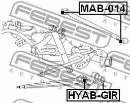 Купить Febest HYAB-GIR по низкой цене в Украине!