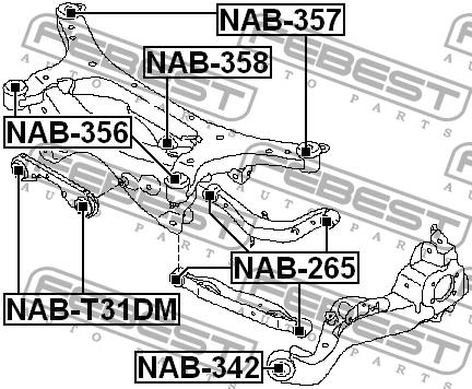 Купить Febest NAB-342 по низкой цене в Украине!