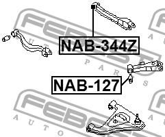 Купити Febest NAB344Z – суперціна на EXIST.UA!