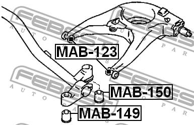Купить Febest MAB-150 по низкой цене в Украине!