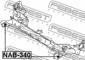 Купить Febest NAB-340 по низкой цене в Украине!