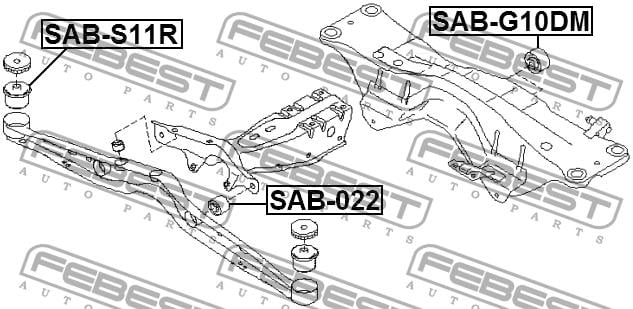Купить Febest SAB-022 по низкой цене в Украине!