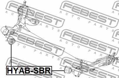 Купить Febest HYAB-SBR по низкой цене в Украине!