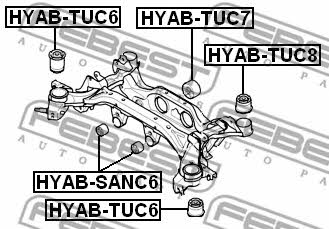 Купить Febest HYAB-TUC8 по низкой цене в Украине!