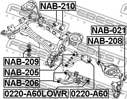 Купить Febest NAB209 – отличная цена на EXIST.UA!