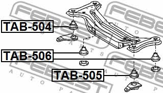 Febest Сайлентблок задней балки – цена 525 UAH