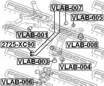 Купити Febest VLAB007 – суперціна на EXIST.UA!