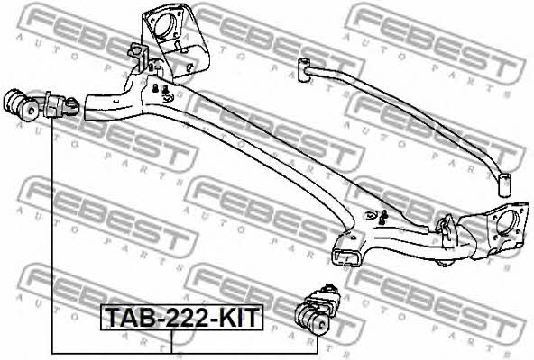 Купить Febest TAB-222-KIT по низкой цене в Украине!