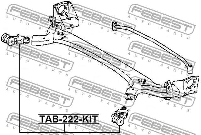 Купить Febest TAB222KIT – отличная цена на EXIST.UA!