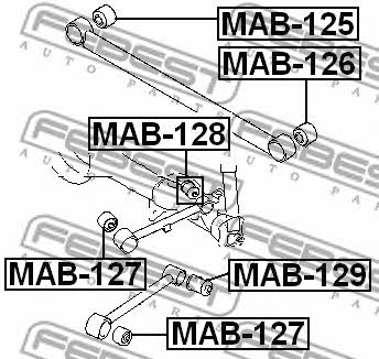 Купить Febest MAB127 – отличная цена на EXIST.UA!