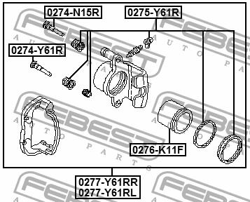 Купить Febest 0275Y61R – отличная цена на EXIST.UA!