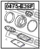 Ремкомплект гальмівного супорта Febest 0475-E38F