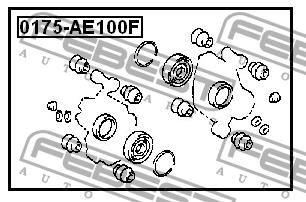 Купить Febest 0175AE100F – отличная цена на EXIST.UA!