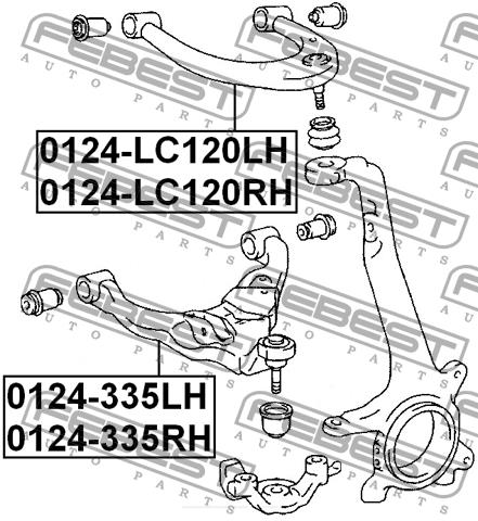 Купить Febest 0124LC120LH – отличная цена на EXIST.UA!