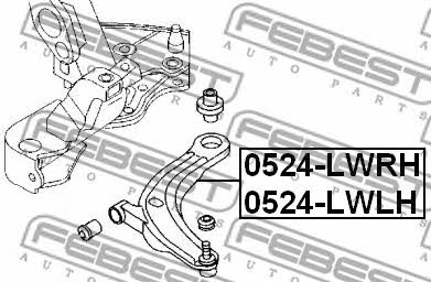 Купить Febest 0524LWLH – отличная цена на EXIST.UA!