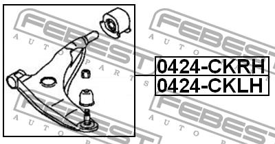 Купить Febest 0424CKLH – отличная цена на EXIST.UA!