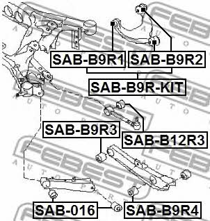Купить Febest SABB9R1 – отличная цена на EXIST.UA!