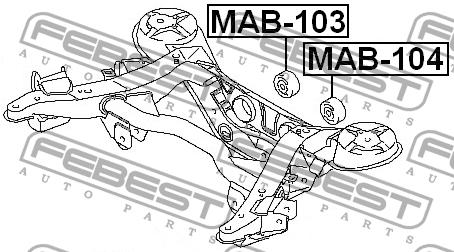 Купить Febest MAB103 – отличная цена на EXIST.UA!