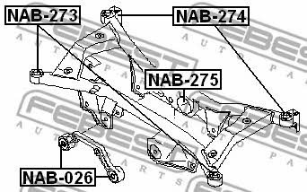 Купить Febest NAB-275 по низкой цене в Украине!