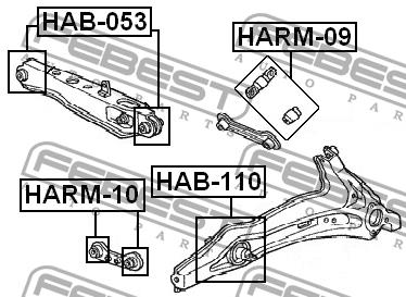 Купить Febest HAB-053 по низкой цене в Украине!