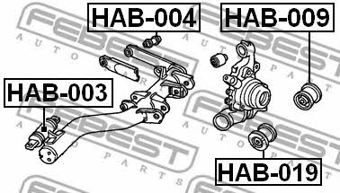 Купить Febest HAB-019 по низкой цене в Украине!