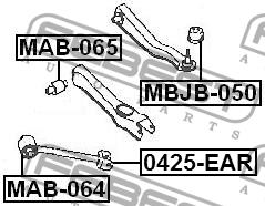 Купить Febest MAB-065 по низкой цене в Украине!
