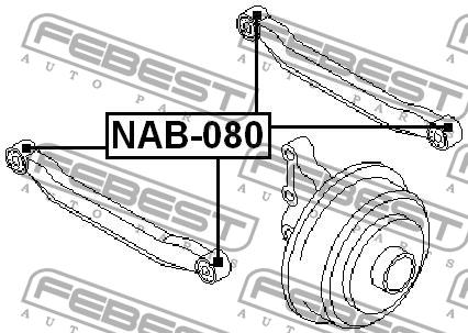 Купить Febest NAB080 – отличная цена на EXIST.UA!