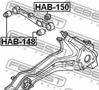 Купить Febest HAB-148 по низкой цене в Украине!