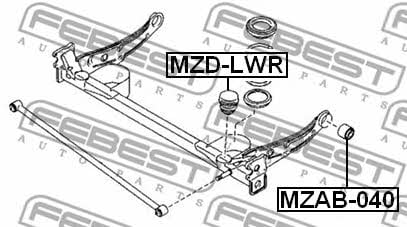 Купить Febest MZAB-040 по низкой цене в Украине!