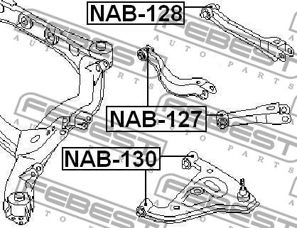 Купить Febest NAB-130 по низкой цене в Украине!