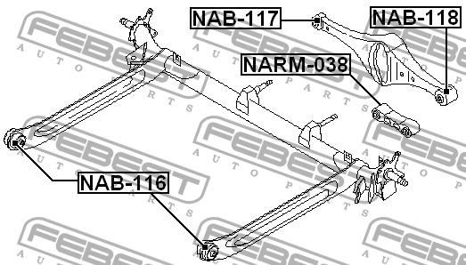 Купити Febest NAB117 – суперціна на EXIST.UA!
