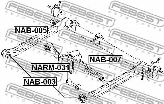 Купити Febest NAB007 – суперціна на EXIST.UA!