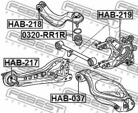 Купить Febest HAB-217 по низкой цене в Украине!