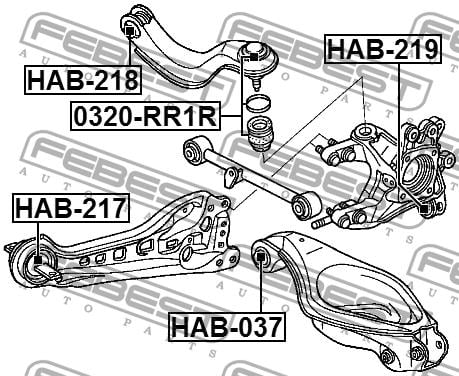 Купить Febest HAB-218 по низкой цене в Украине!